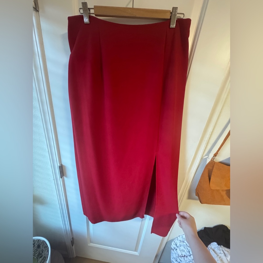 Vintage Red Women's Skirt